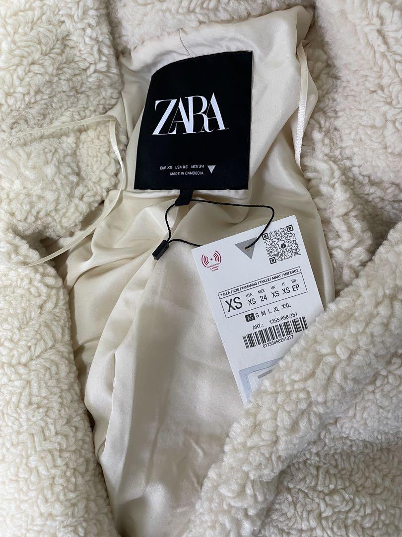 完売品 ZARA ロング丈ボアコート