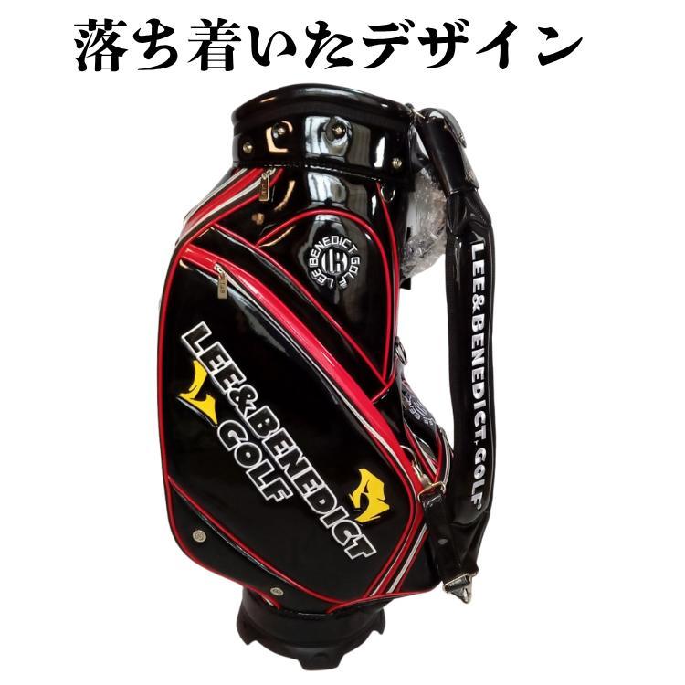 LEE BENEDICT GOLF 重厚感ある プロモデル キャディバック ９型