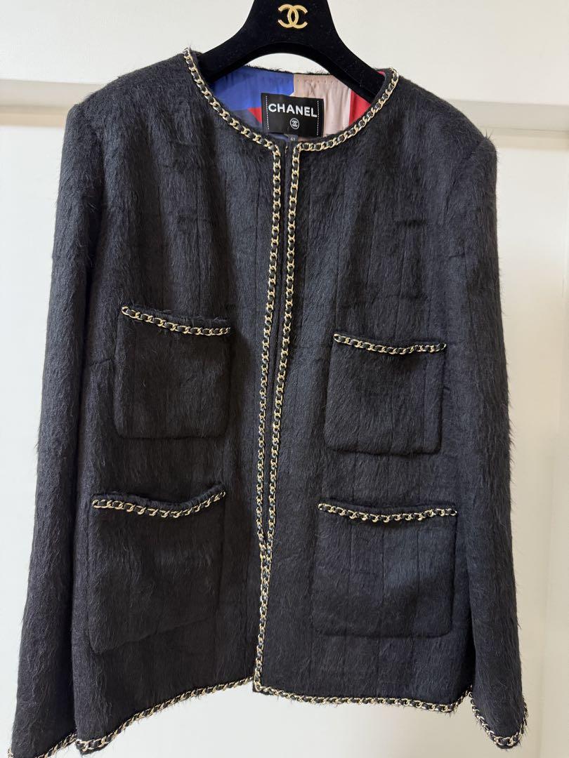 シャネル CHANEL ブラックジャケット 42