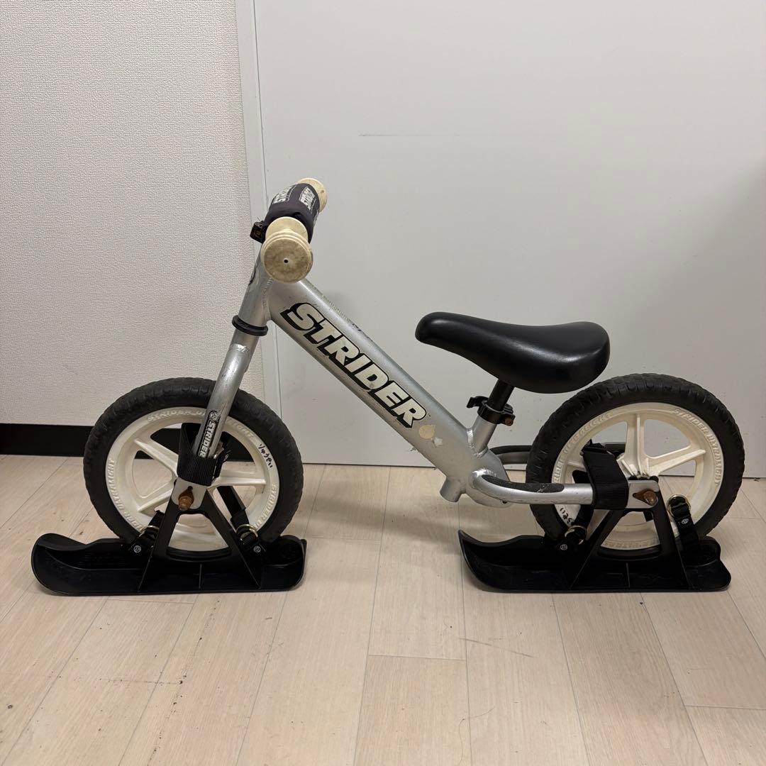 STRIDER バランスバイク 12インチpro シルバー 雪山仕様 - メルカリ