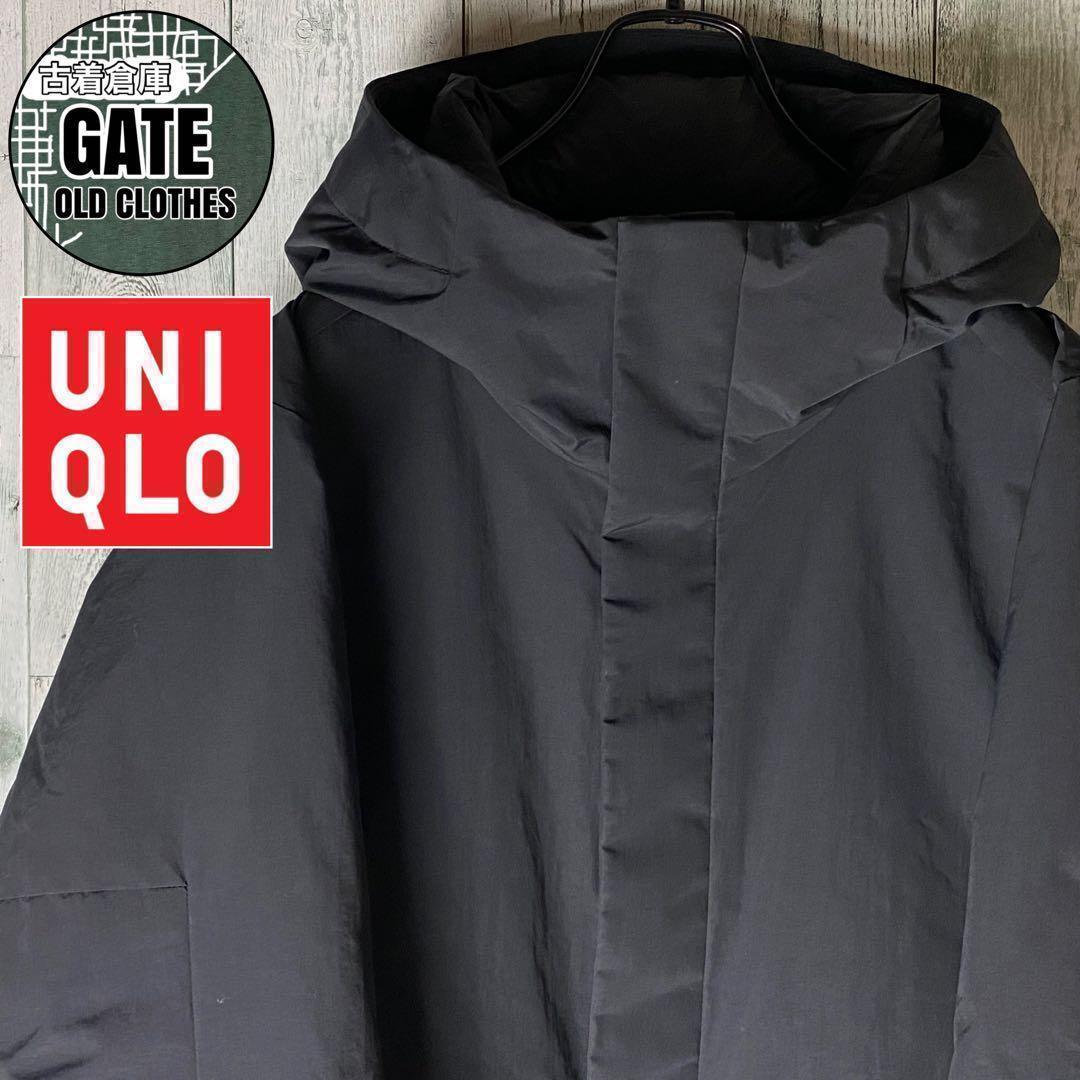 人気】UNIQLO ユニクロ☆ハイブリッド ダウンジャケット 黒 S