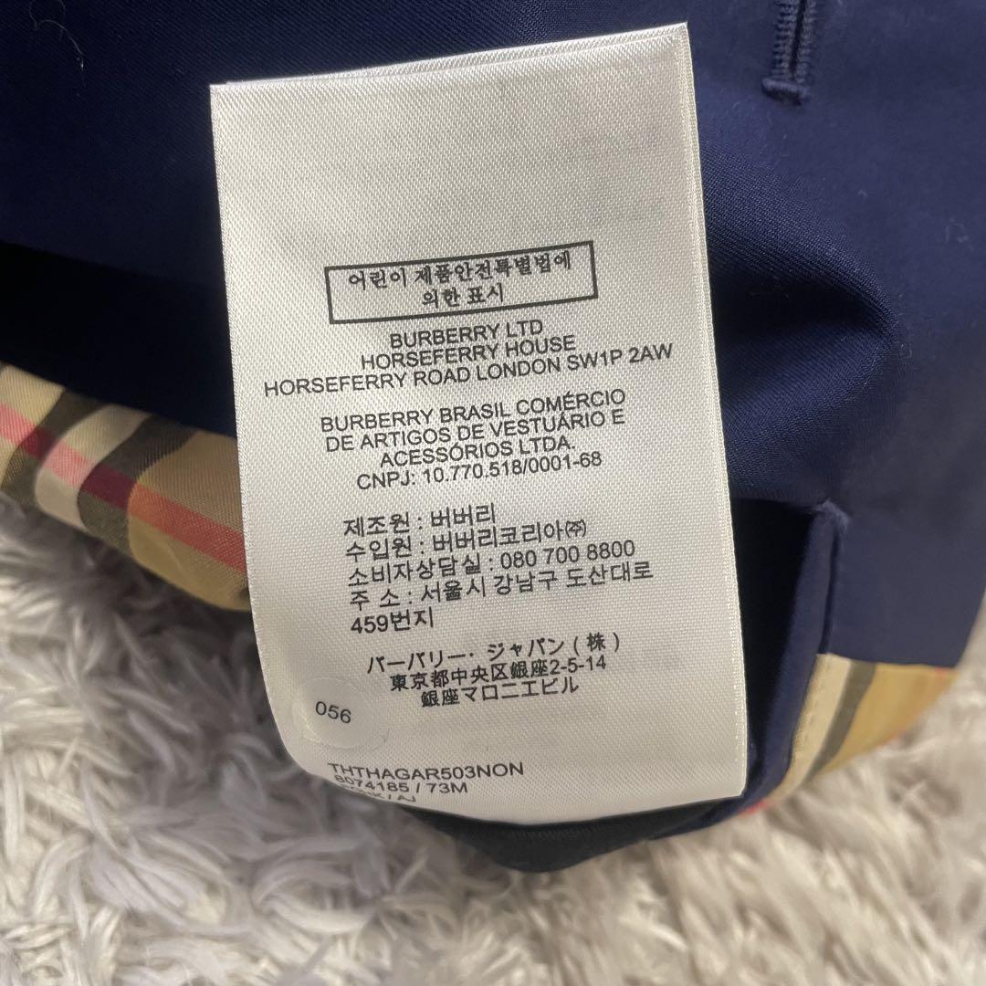 かなめ極美品　BURBERRY 現行 ノバチェック ステンカラーコート