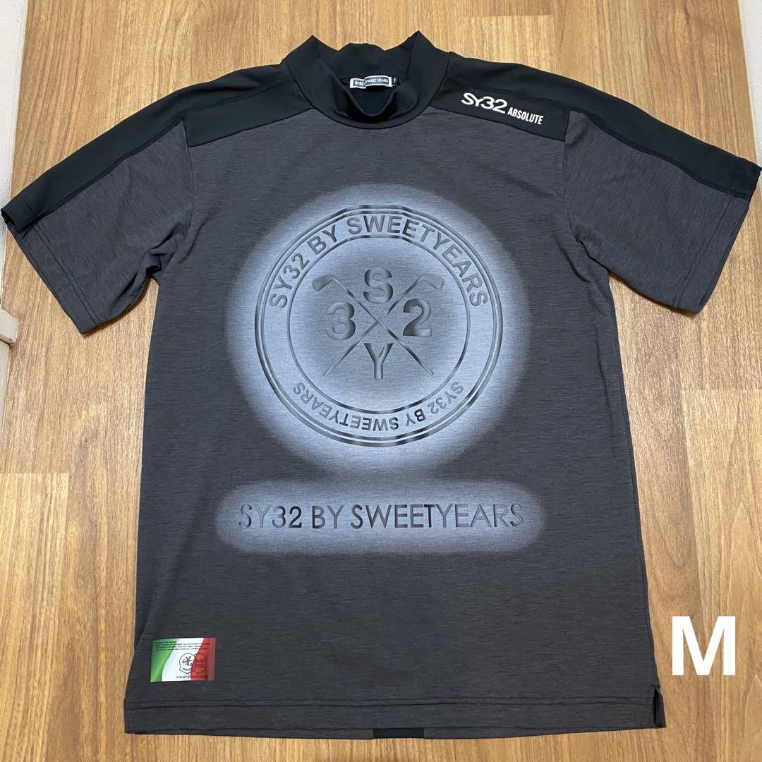 【SY32 SWEET YEARS】モックネックシャツ M ブラック