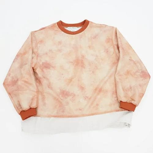 E06472 F CE. タイダイメッシュ プルオーバー LL F CE