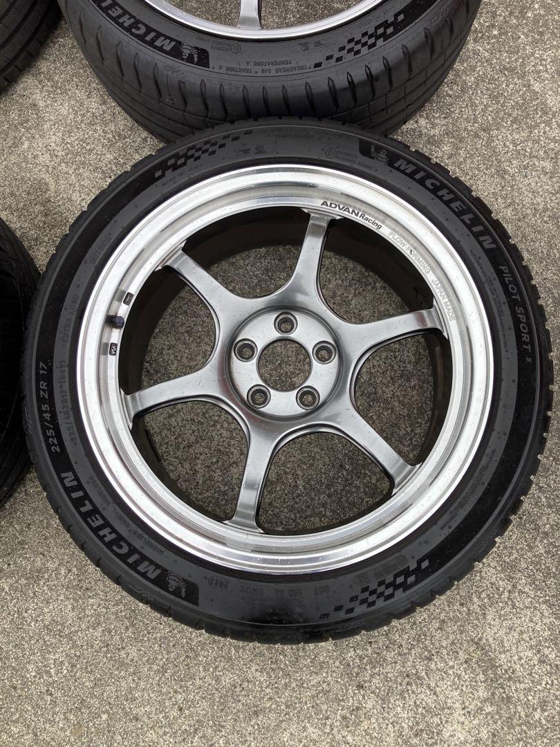 ADVAN Racing RG-D2 パイロットスポーツ5 225/45R17