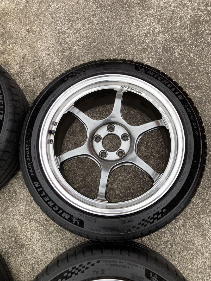 ADVAN Racing RG-D2 パイロットスポーツ5 225/45R17