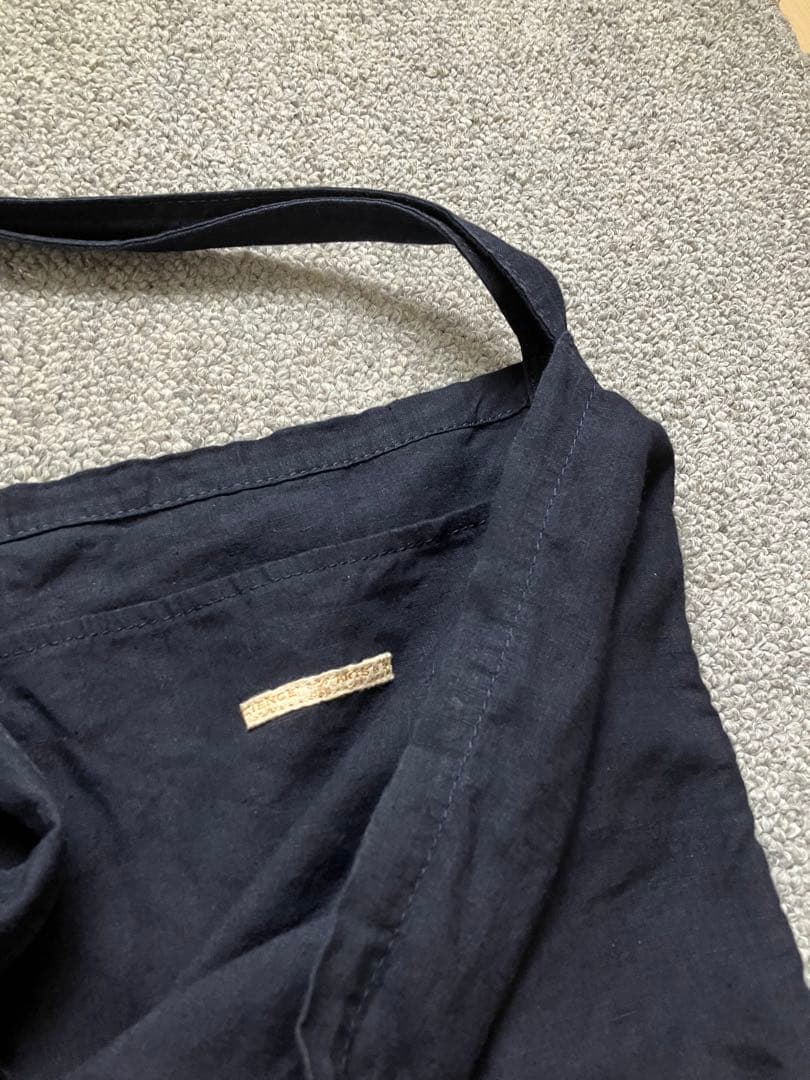 信頼できる artsw-science Original tote L navy linenARTS&SCIENCE あっさりとした