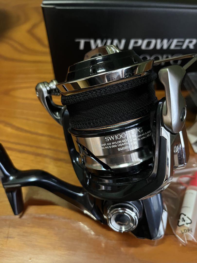 2025年新作 美品】リブレ付き21TWIN POWER SW10000PG リール