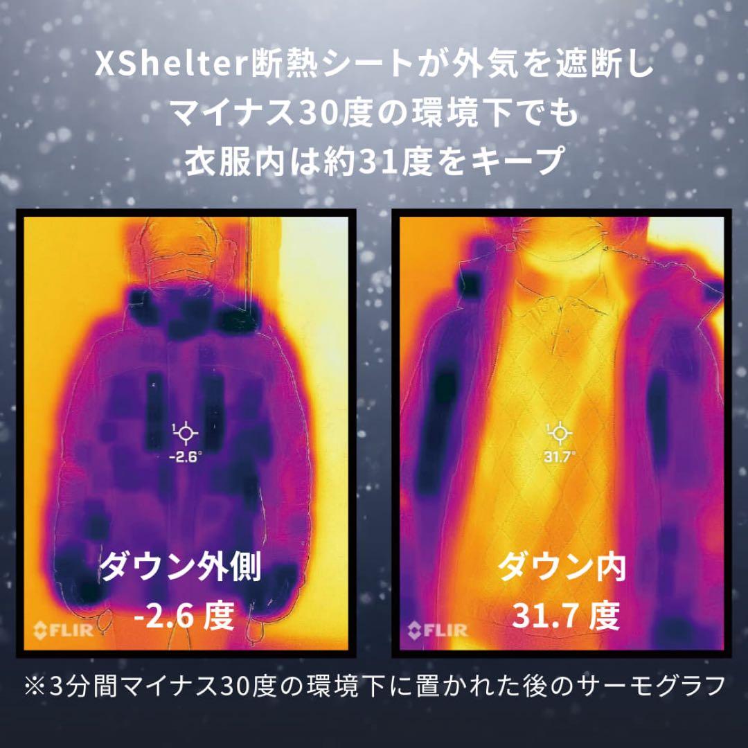 ギガパフダウンコート グリーンLLXL