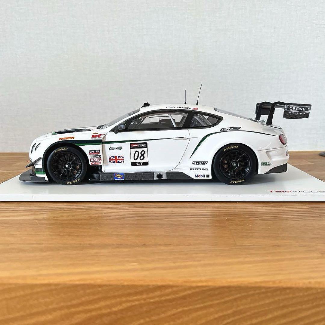 【ミニカー 美品】TSM 1/18 ベントレー GT3 2014 #08