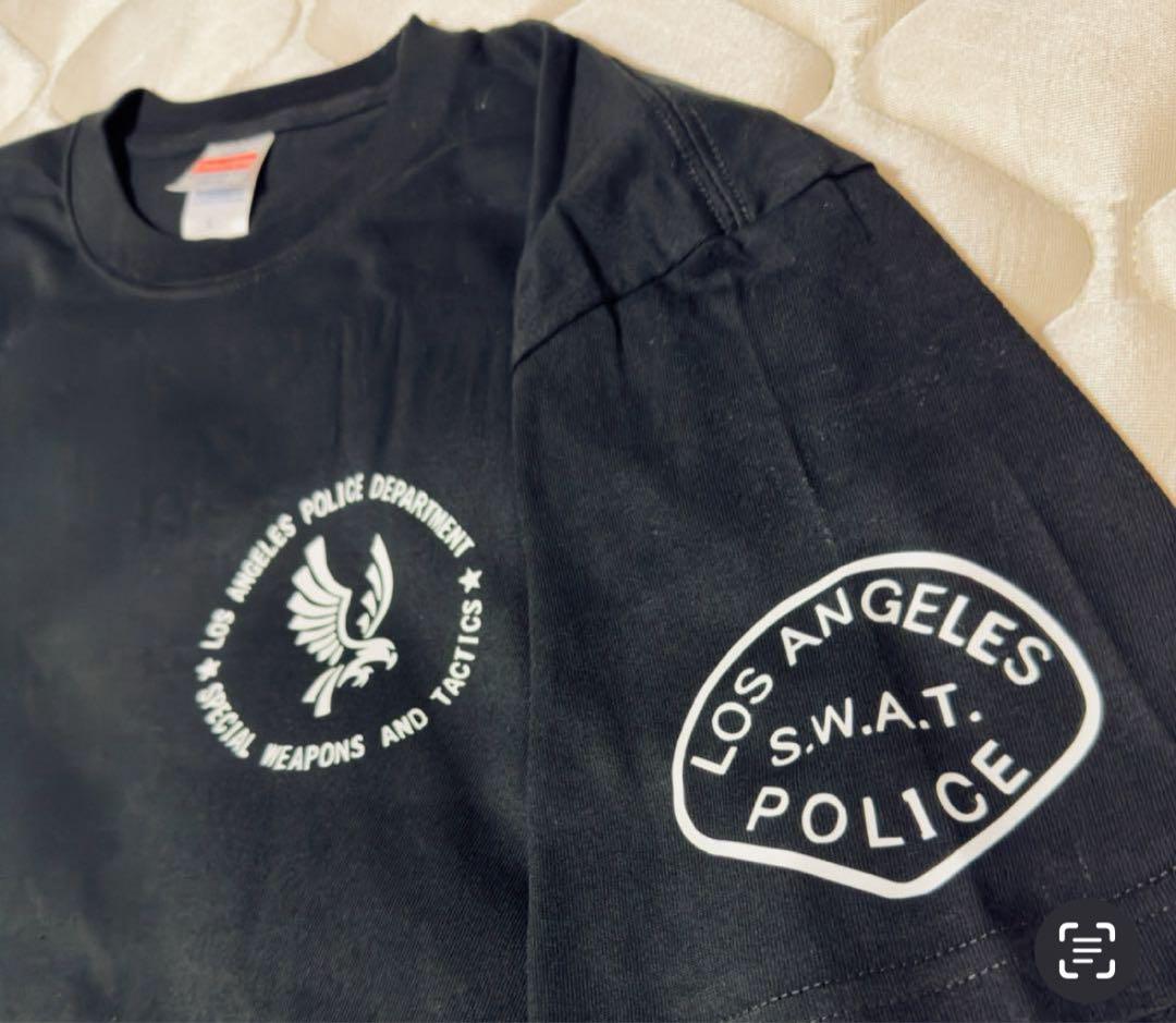 2枚セット　L スワット　LAPD SWAT Tシャツ ブラック サバゲー