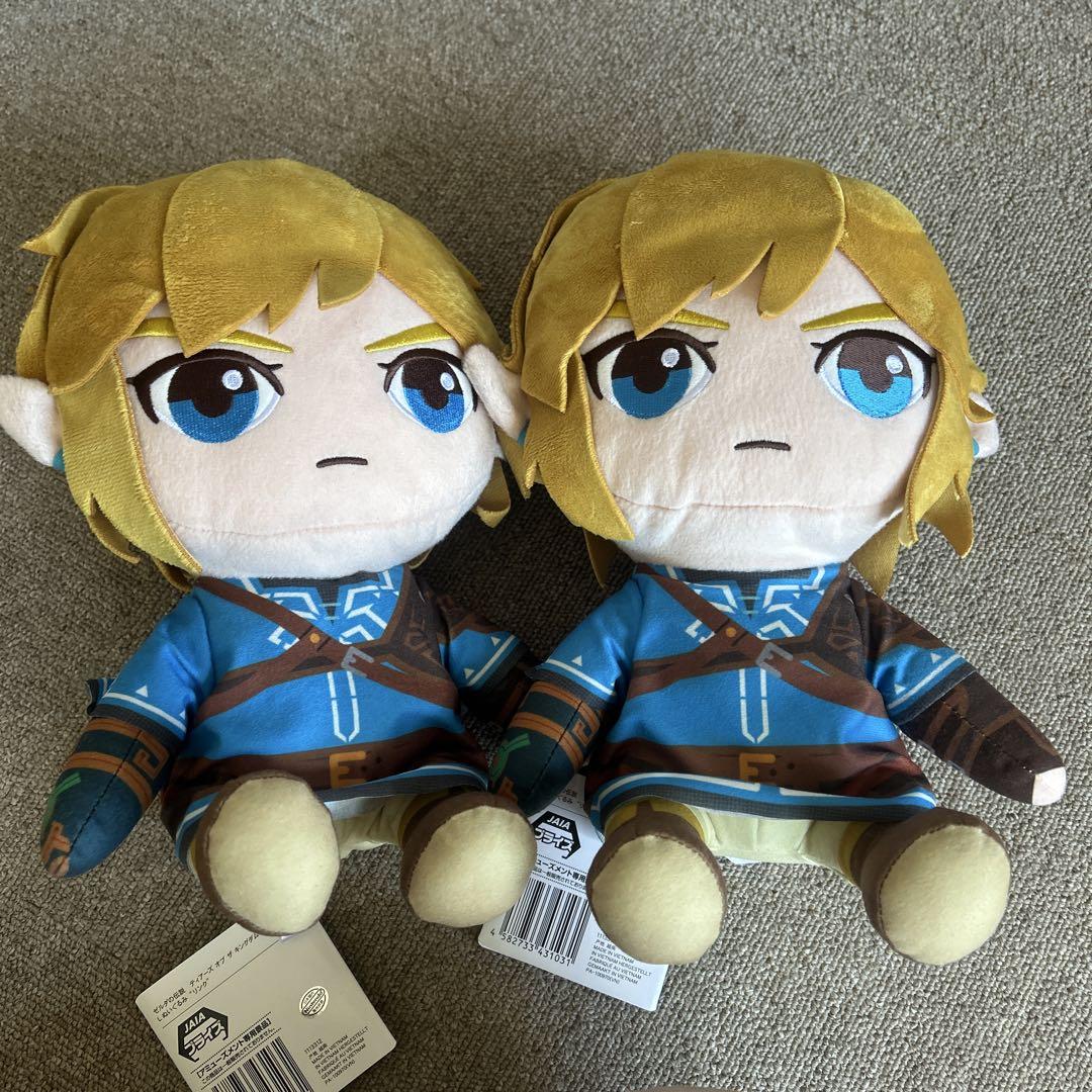 ゼルダの伝説 ティアーズオブザキングダム リンク ゼルダ Lぬいぐるみ セット ゼルダの伝説 ティアーズ オブ ザ キングダム Lぬいぐるみ