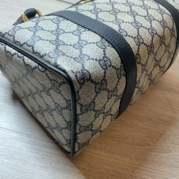 ブラック 美品 PVC ミニボストンバッグ ハンドバッグ iZ4P5-m19461187599 GUCCI オールドグッチ げカバン