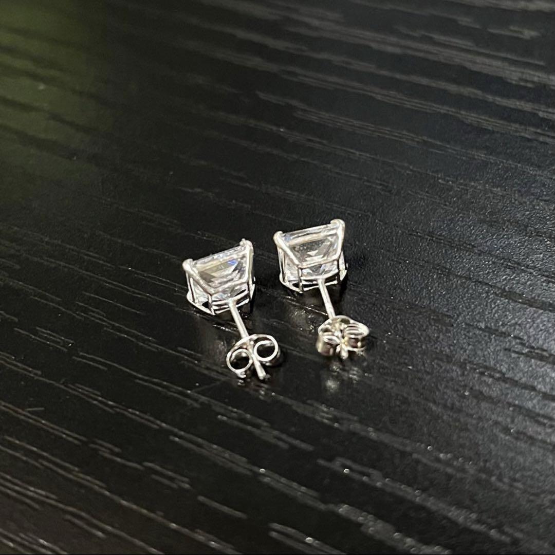 AVALANCHE アバランチ 14Kホワイトゴールド スタッズ ピアス 6mm AVALANCHE(アバランチ) 14Kホワイトゴールド ピアス 四角 6mm