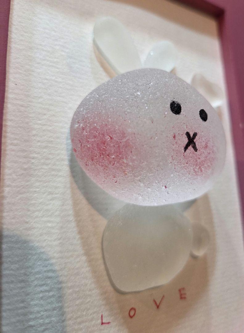 ⑦＊オバケの森とデビルうさちゃん＊シーグラスアート