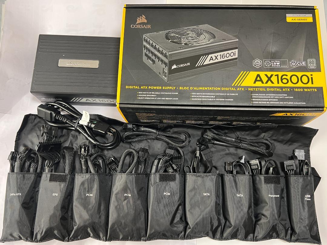 電源ユニット Corsair AX1600i 1600W 80PLUS TITANIUM