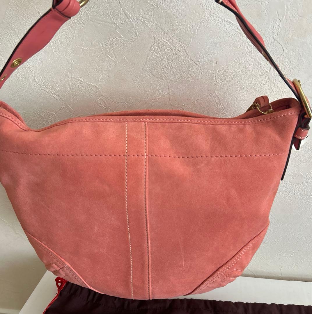 新品COACH コーチ　ショルダーバッグ　スエード