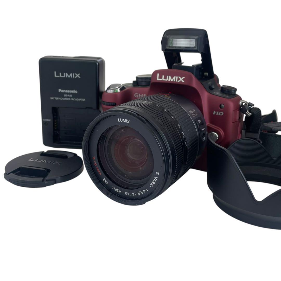 M14449 LUMIX DMC-GH1 赤 VARIO 14-140mm - メルカリ