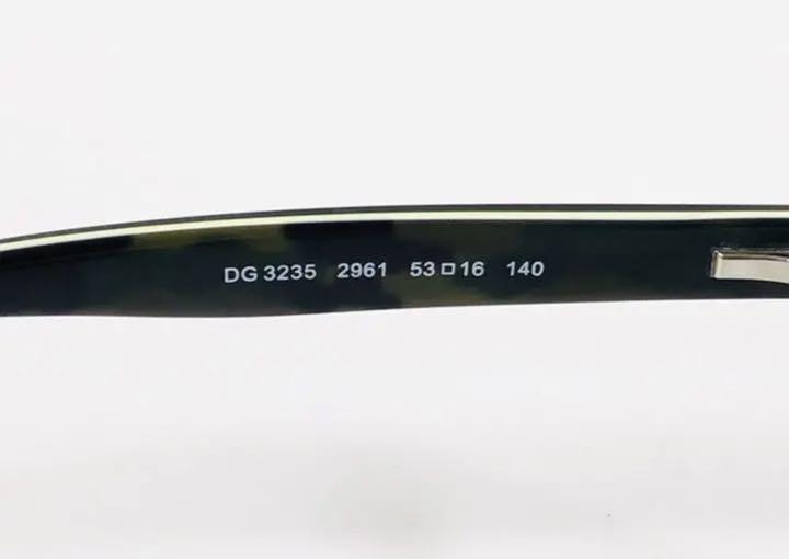 正規品 DOLCE&GABBANA ウェリントン メガネ 眼鏡 H89