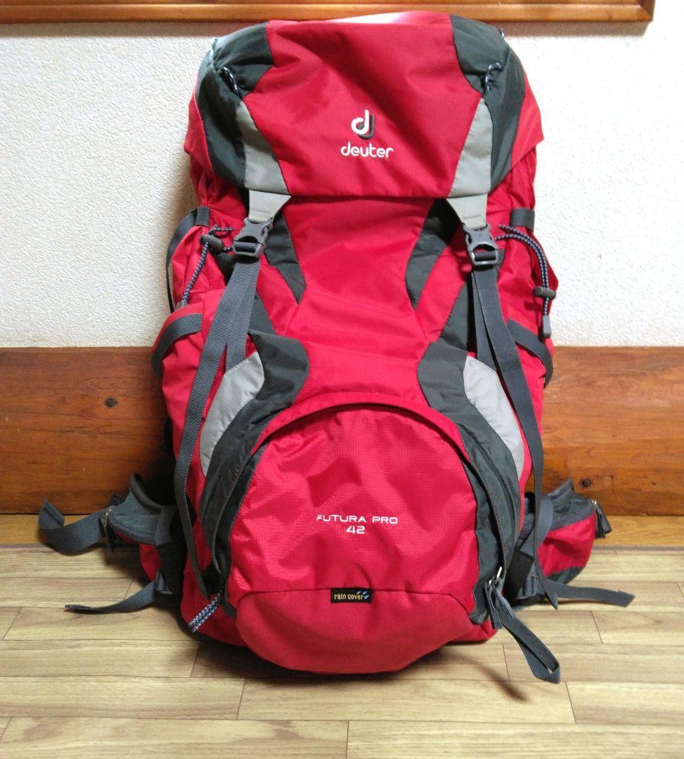 美品 deuter　ドイター　FUTURA PRO 42　リュック　赤