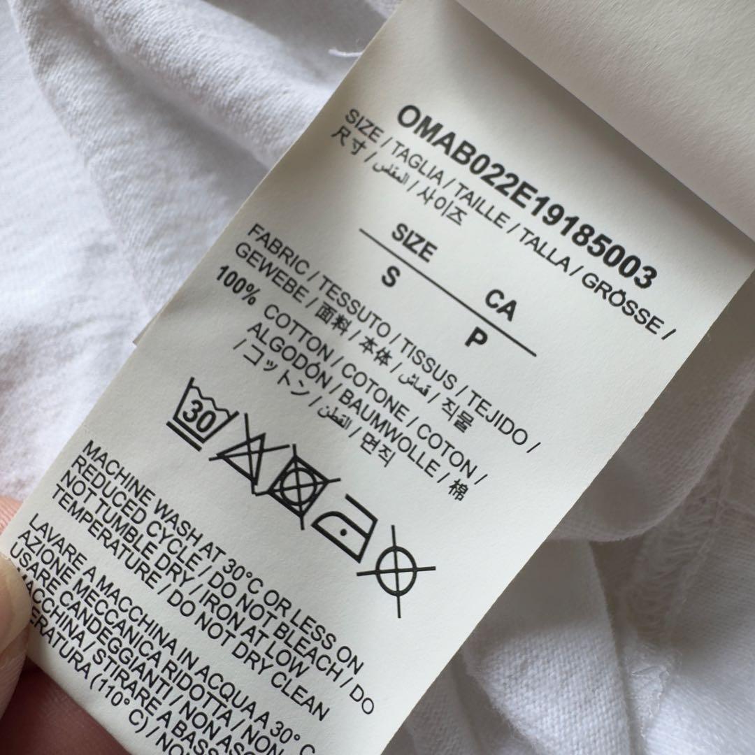 オフホワイト　19aw ロンT 長袖　Tシャツ　白　Sサイズ