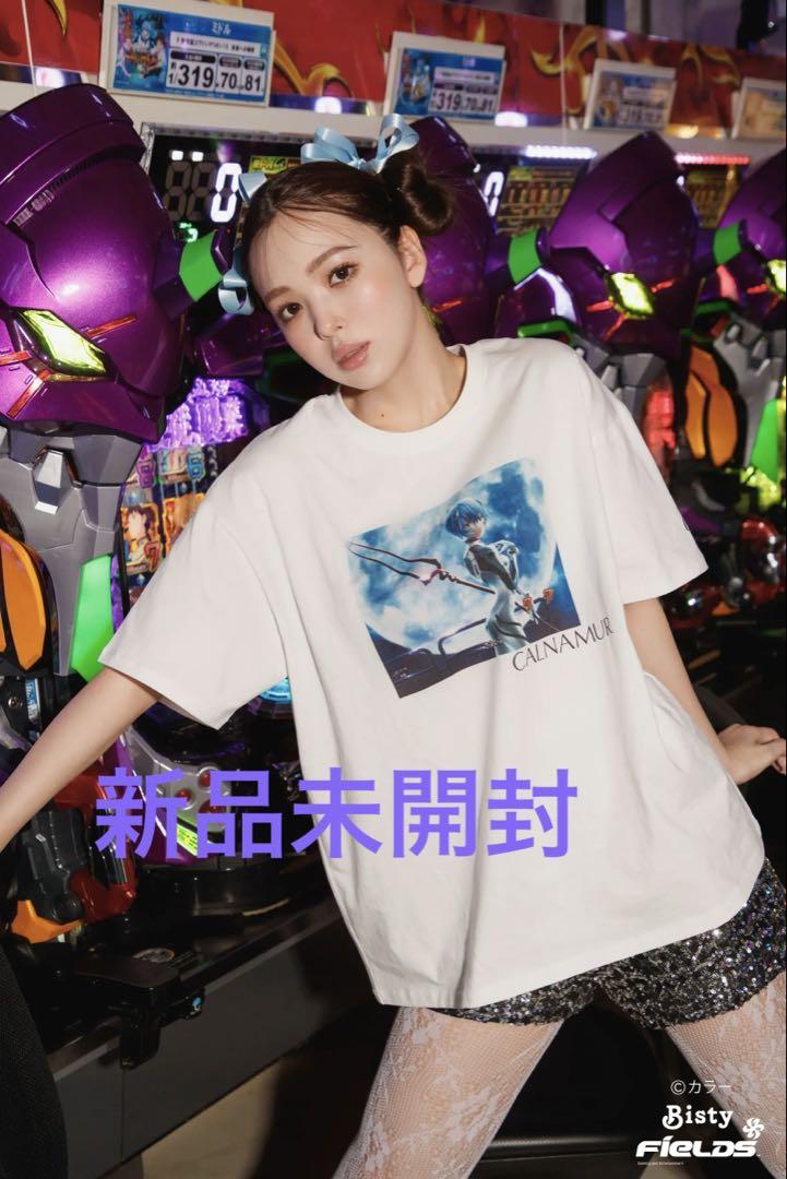 CALNAMUR エヴァンゲリオンTシャツ 白 藤田ニコル パチンコ CALNAMUR エヴァンゲリオンTシャツ 白 藤田ニコル パチンコ