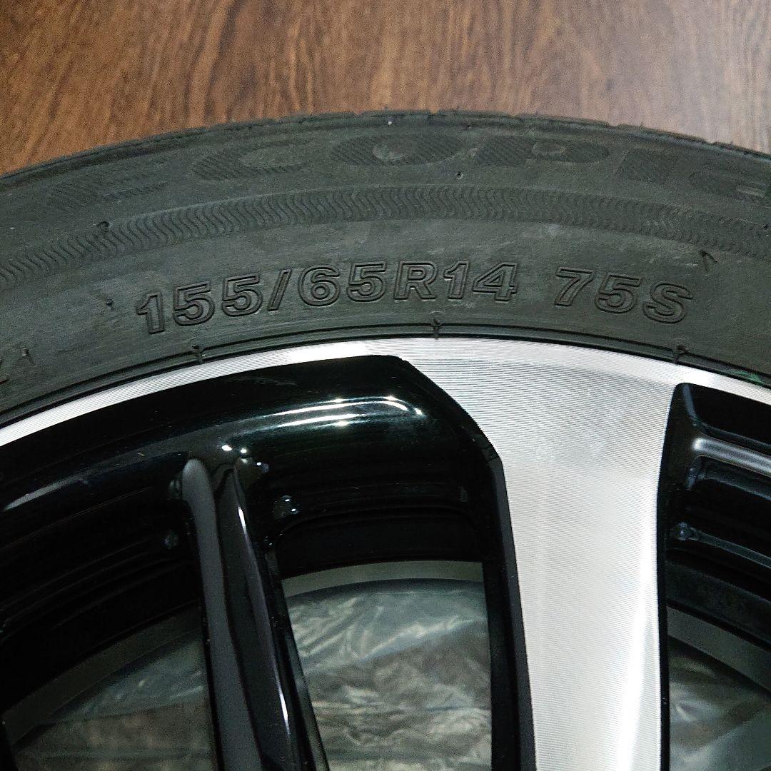 新品☆N-BOX☆純正ホイールタイヤ☆ブリジストン☆エコピア☆155/65R14