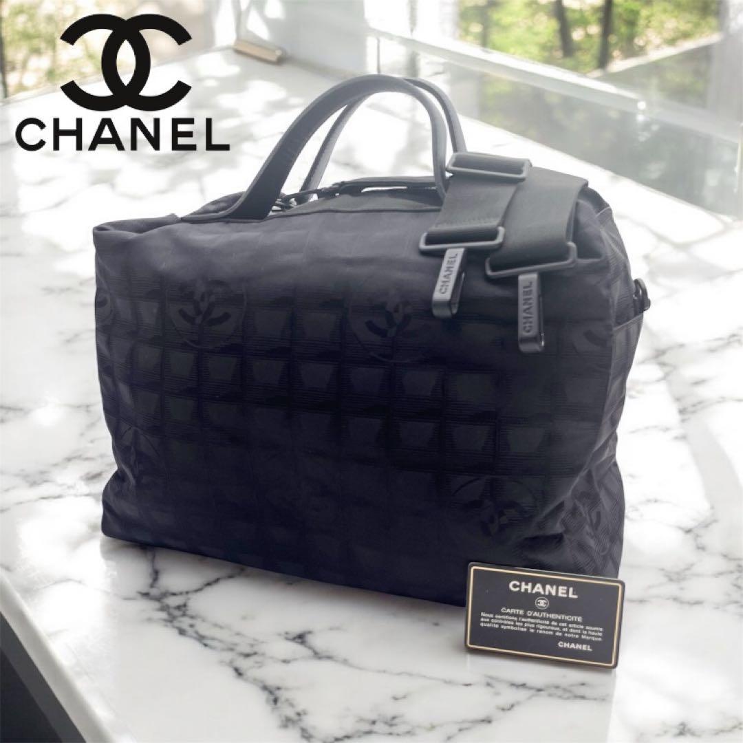 CHANEL シャネル ニュートラベルライン 2wayボストンバッグ