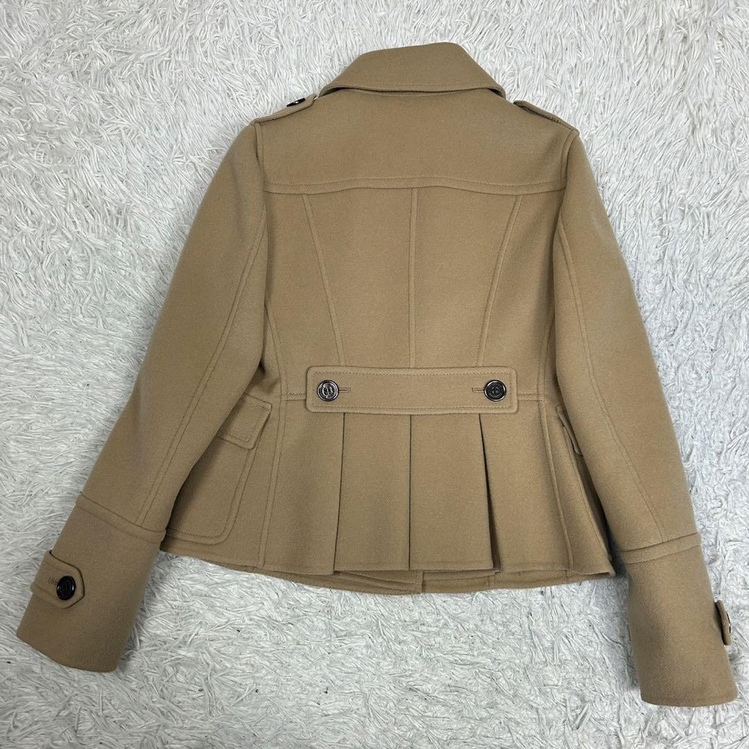 美品 バーバリーロンドン ダッフルコート メガチェック 刻印　ロゴ　Aライン