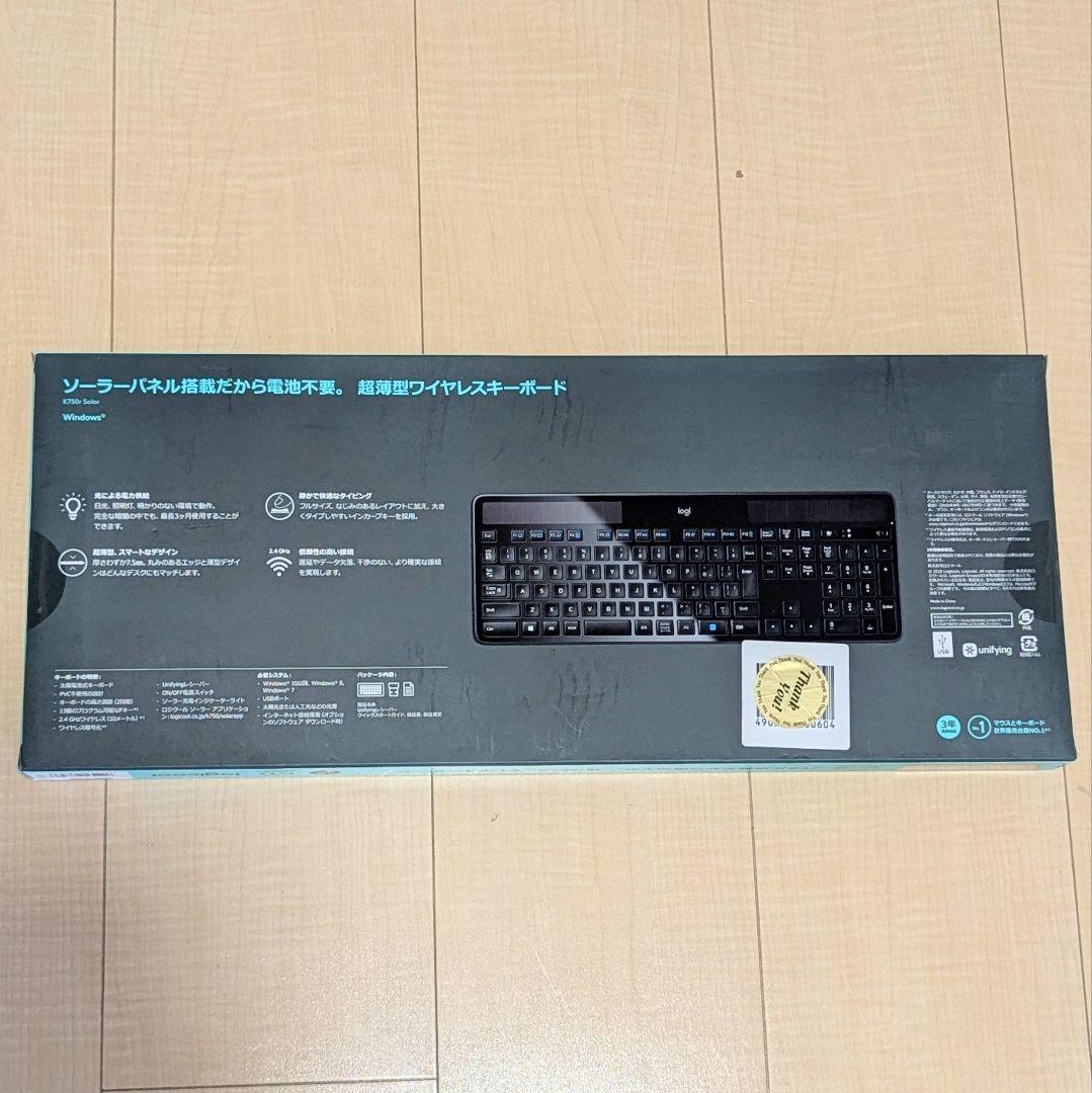 Logicool(ロジクール) キーボード ワイヤレス 無線 K750R