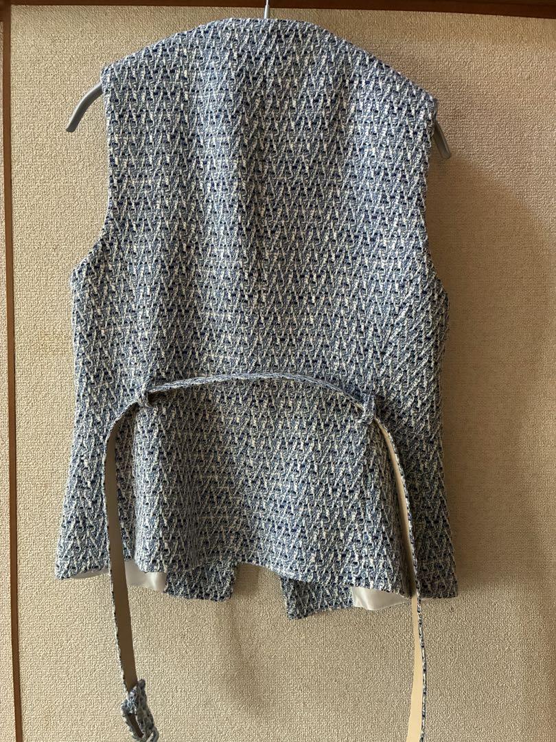 みぃちゃんさま専用ZARA テクスチャーベスト ベスト トップス