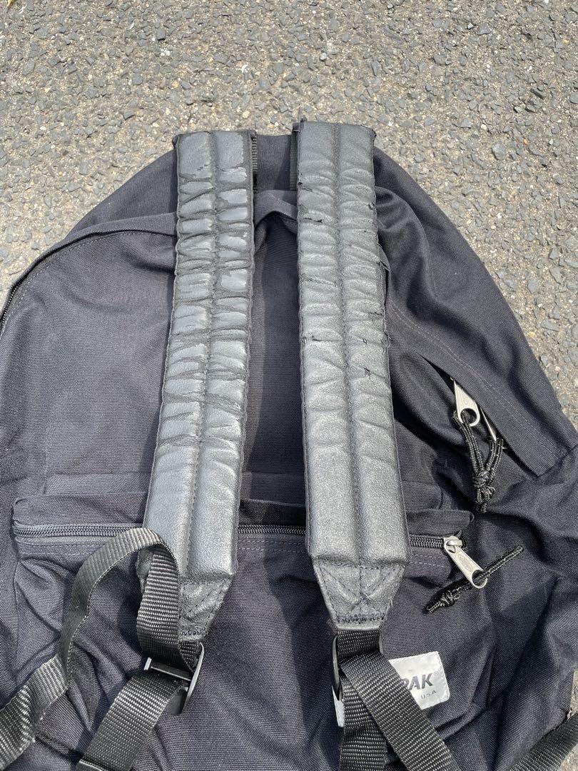 80s 90s EASTPAK イーストパック　リュック　黒　白タグ