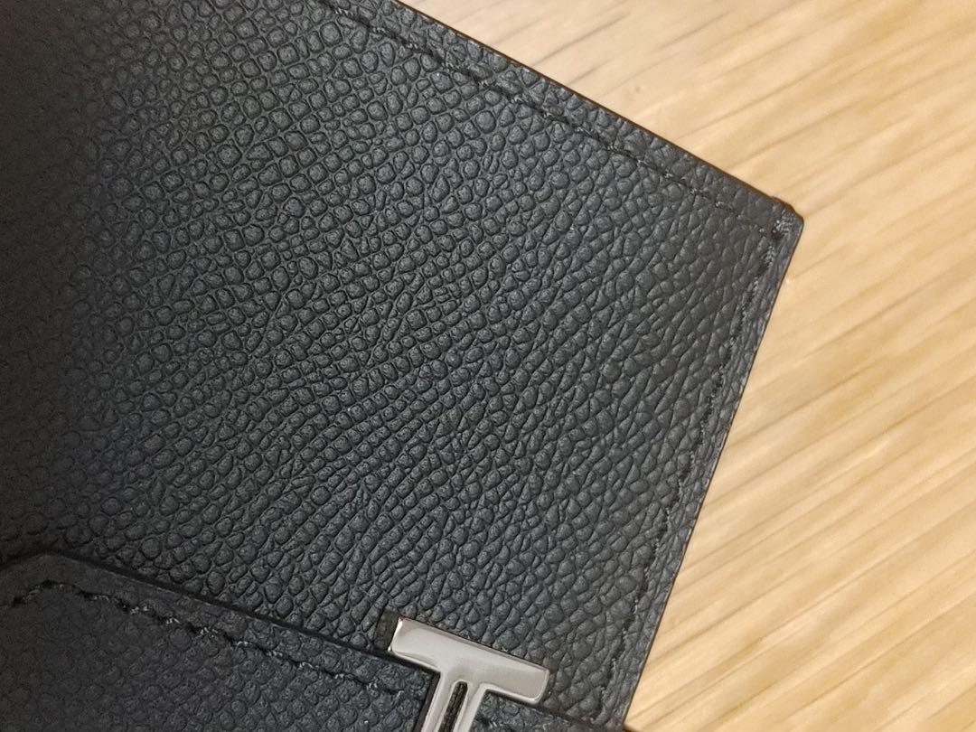 本革Hロゴ　ベアンミニ　二つ折り財布