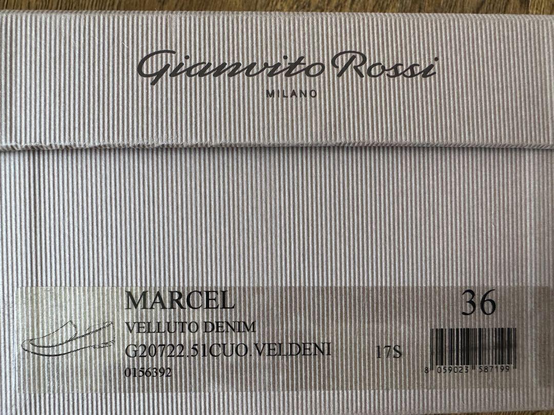 Gianvito Rossi ジャンヴィットMarcel ベルベットローファー
