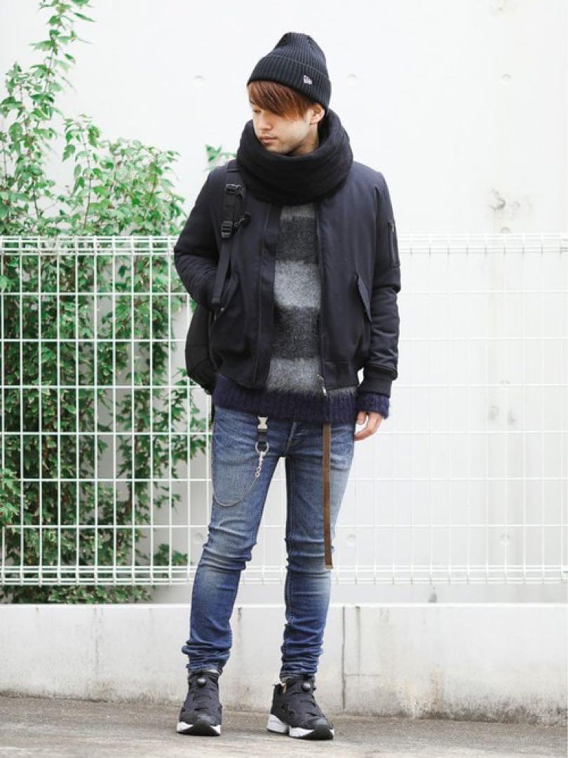 lounge lizard／WOOL GABADINE ボンバージャケット
