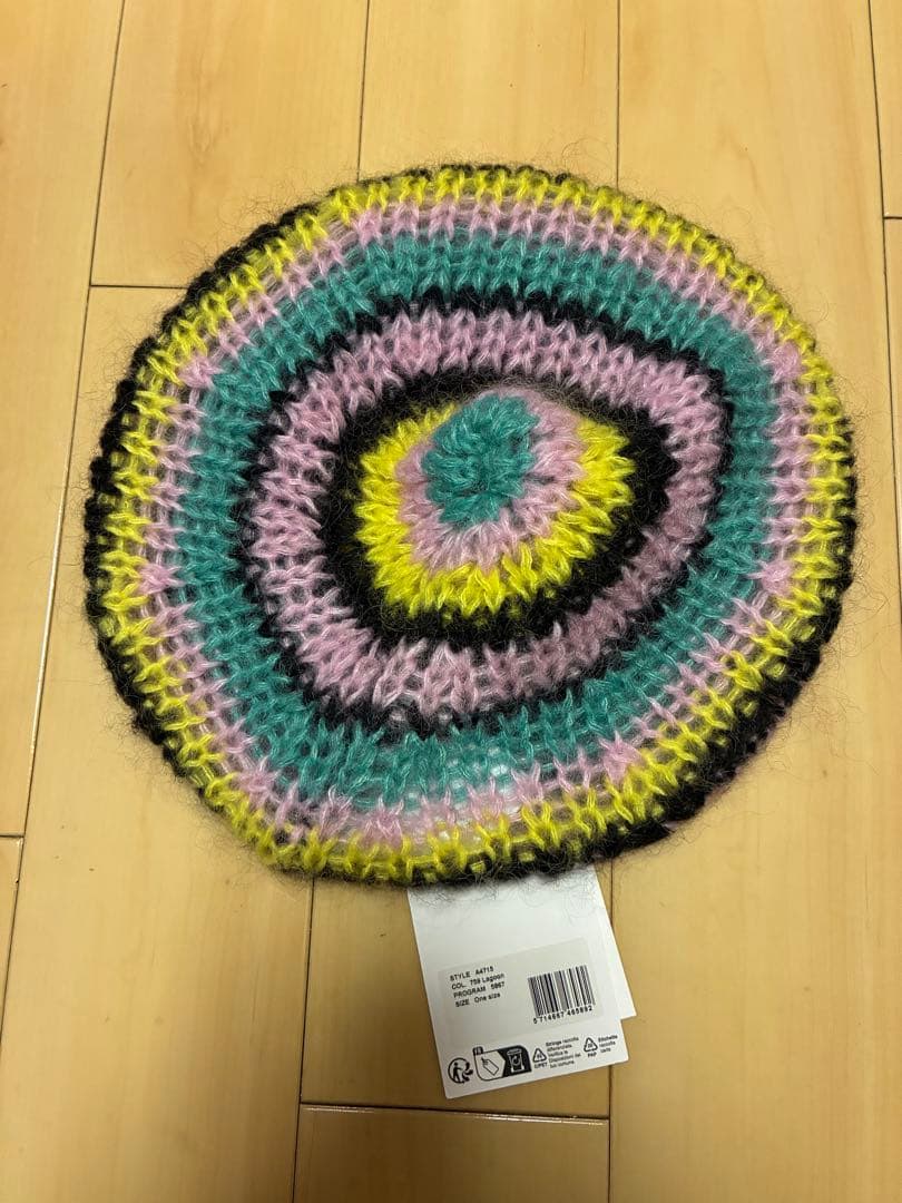 定価17600 GANNI ストライプ ベレー帽