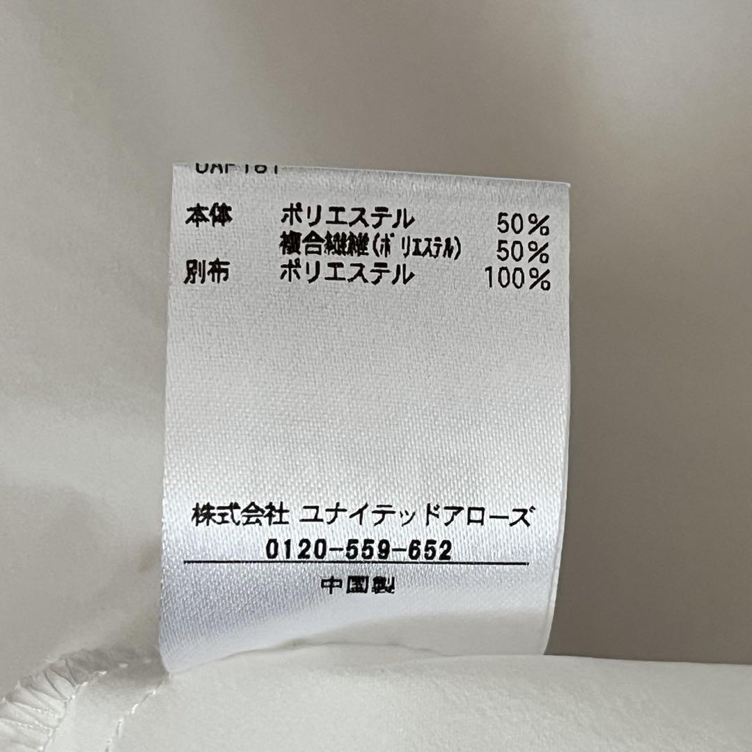 UNITED ARROWS オーガンジープリーツ カフス ブラウス