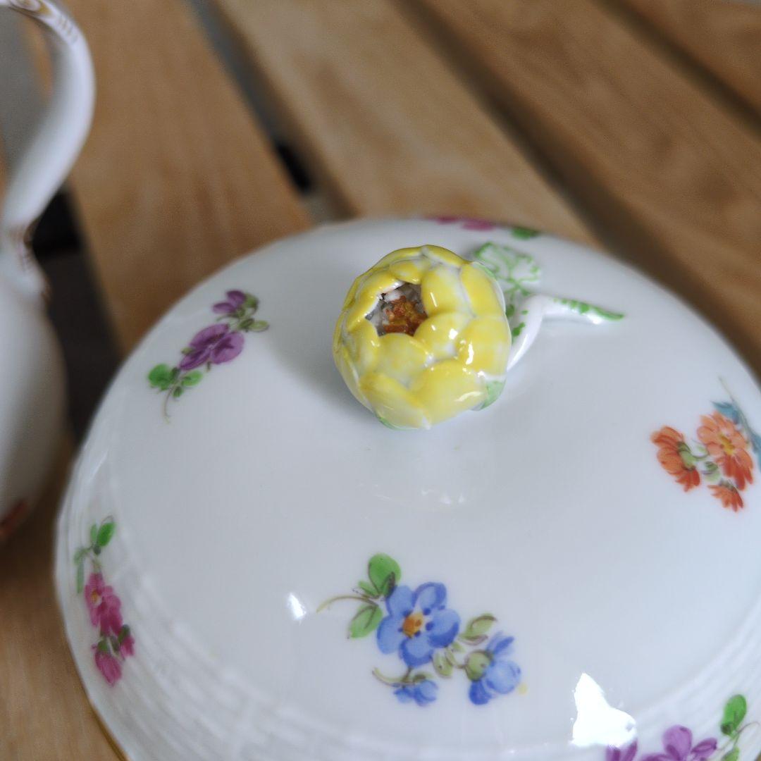 Meissen シュガーポットとミルクポットセット