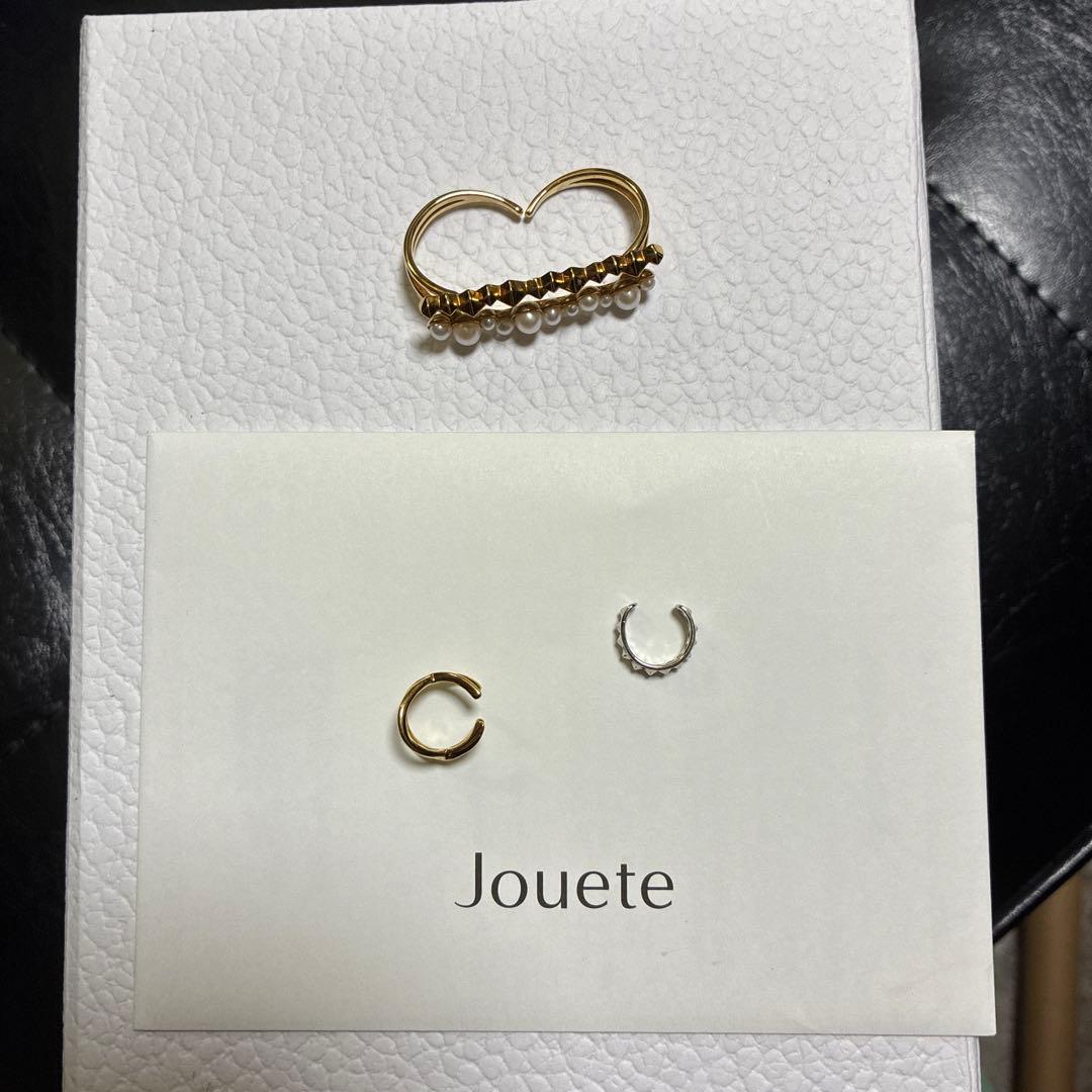 Jouete ジュエッテ イヤーカフス　リング4点セット