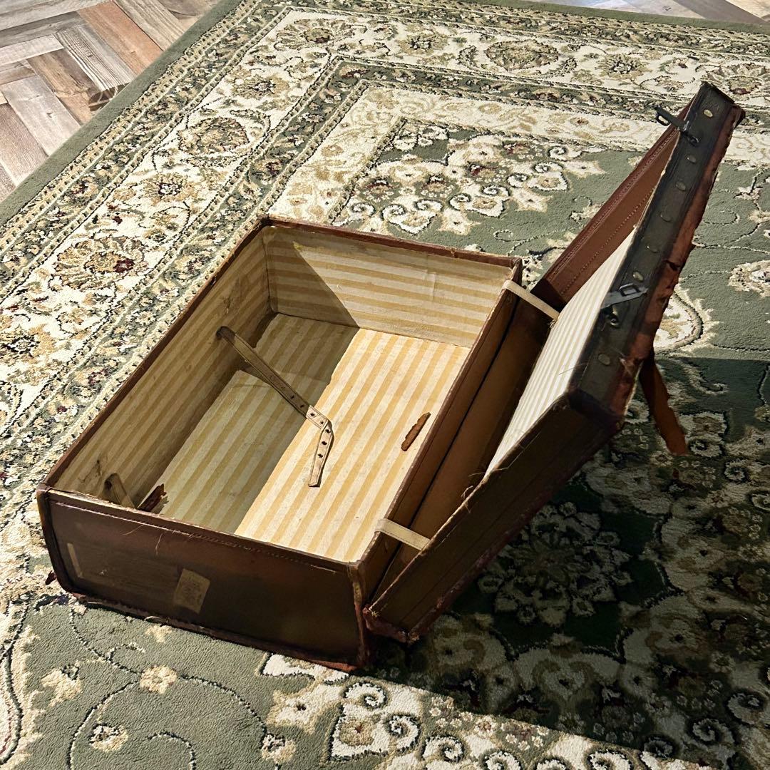 ビンテージレザー スーツケース 大