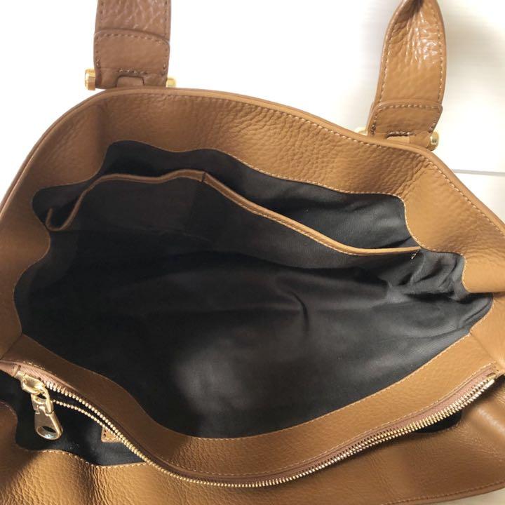 otto gatti シュリンクレザー トートバッグ キャメル ROTINO