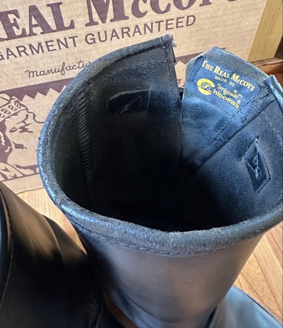 CHIPPEWA×The Real McCoy's ブーツ 馬革 レッドウイング