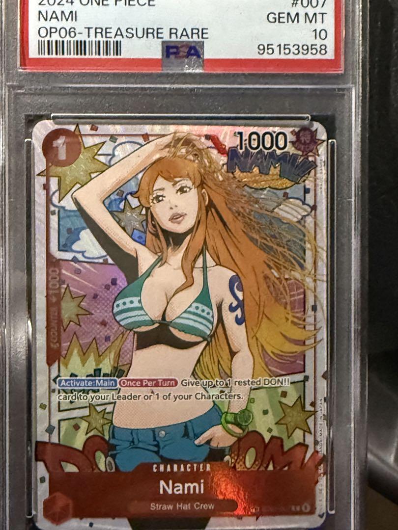 ワンピース カードゲーム ナミ 海外版PSA10
