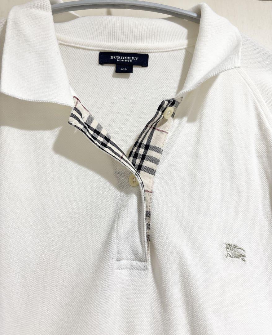 【送料込み】Burberry★ポロワンピース BURBERRY ブルーポロワンピース Mサイズ - メルカリ