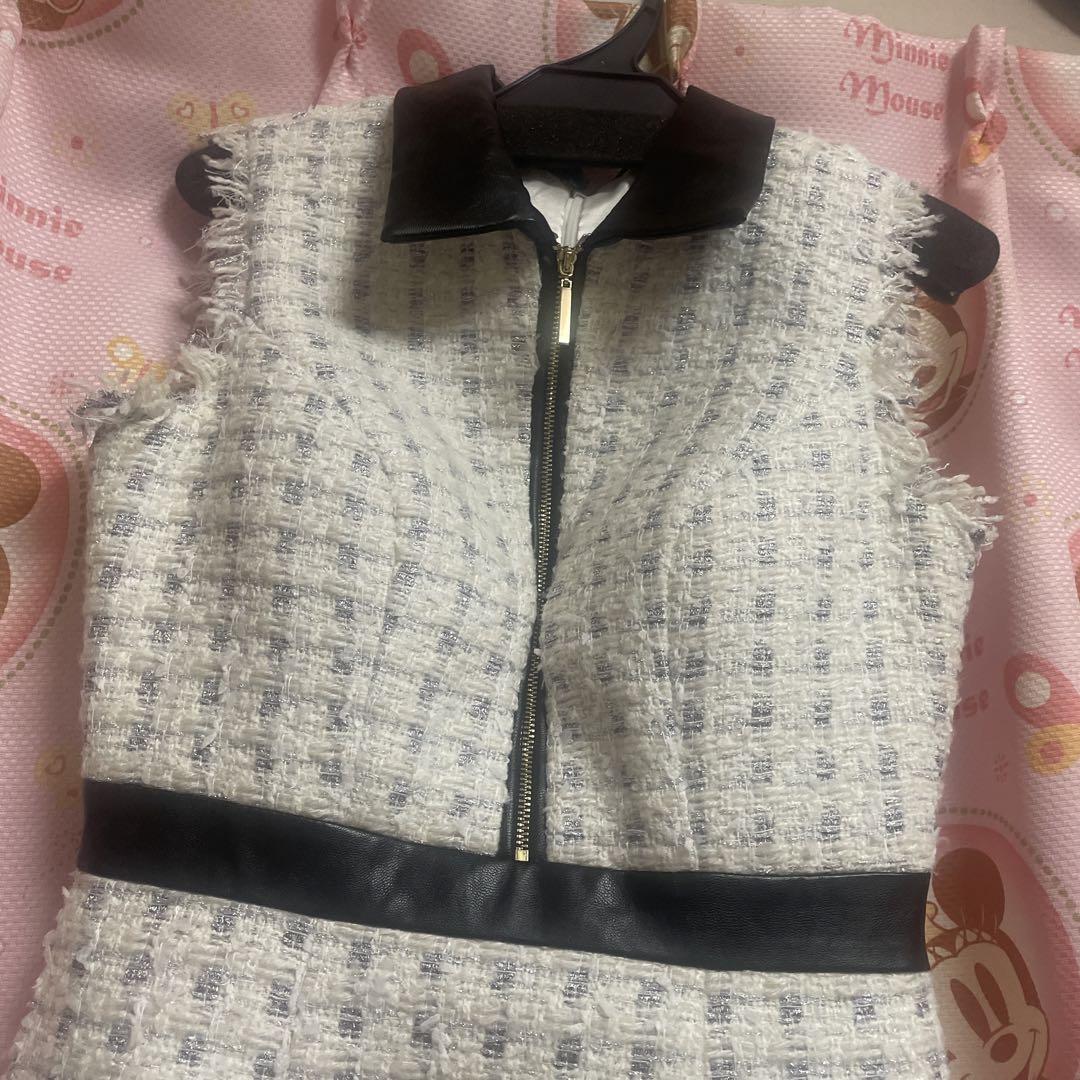 ローブドフルールグロッシー　ツイードドレス