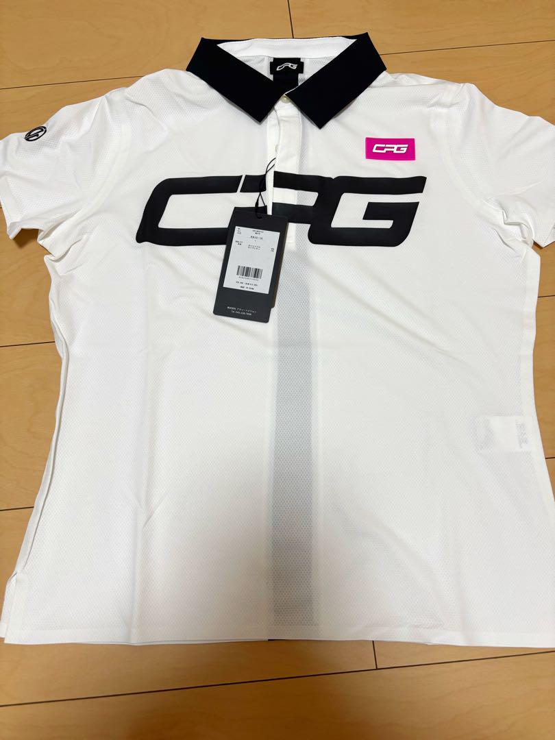 CPG GOLF Active Big Logo Polo レディースL