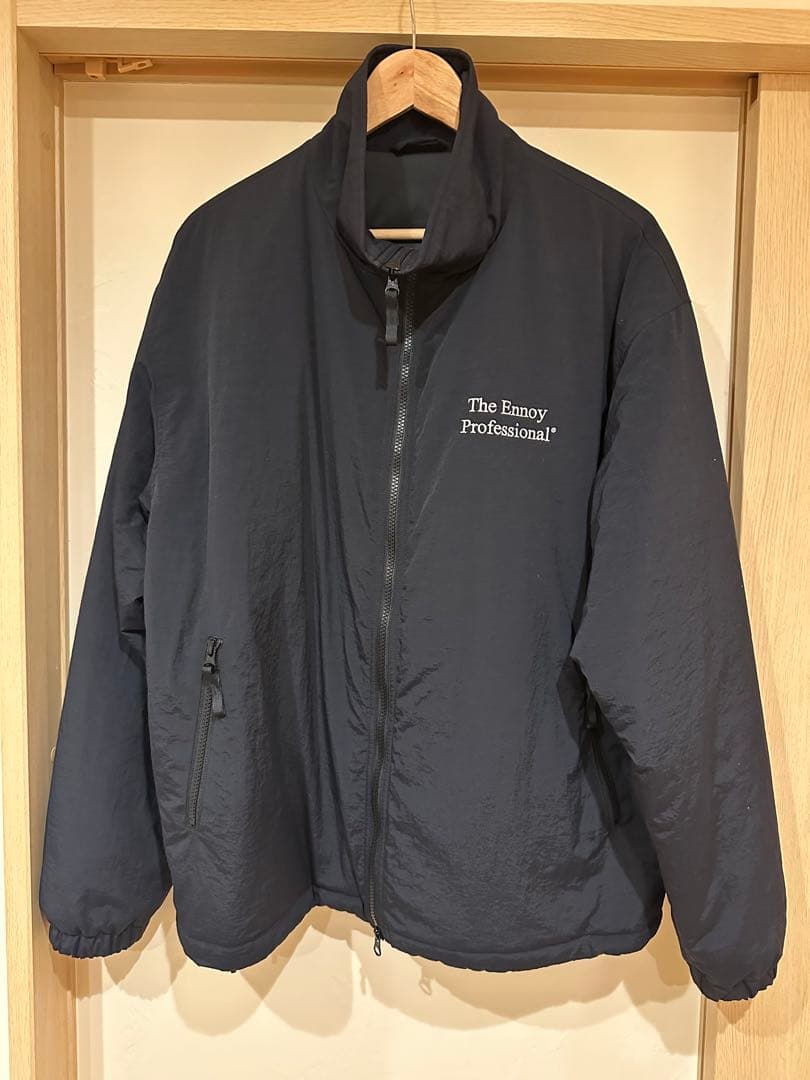 P*O様 ennoy padded jacket black L 白刺繍 202