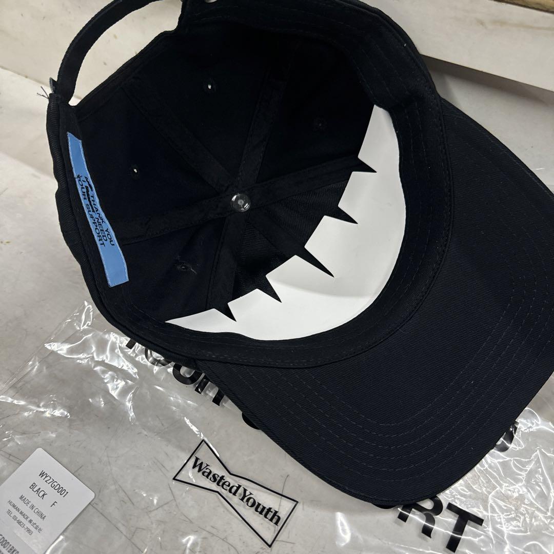 新作新品Wasted Youth 6 PANEL CAP WYZG0001黒 F