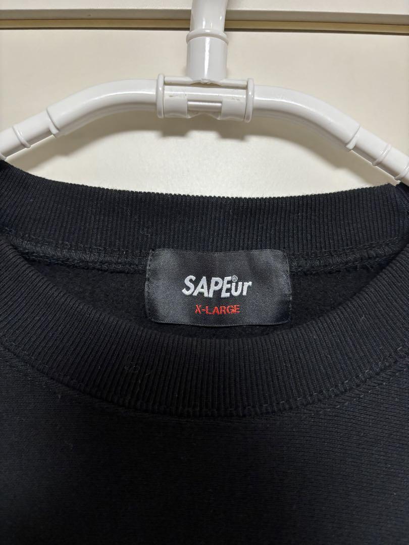 SAPEur ブラック トレーナー XL