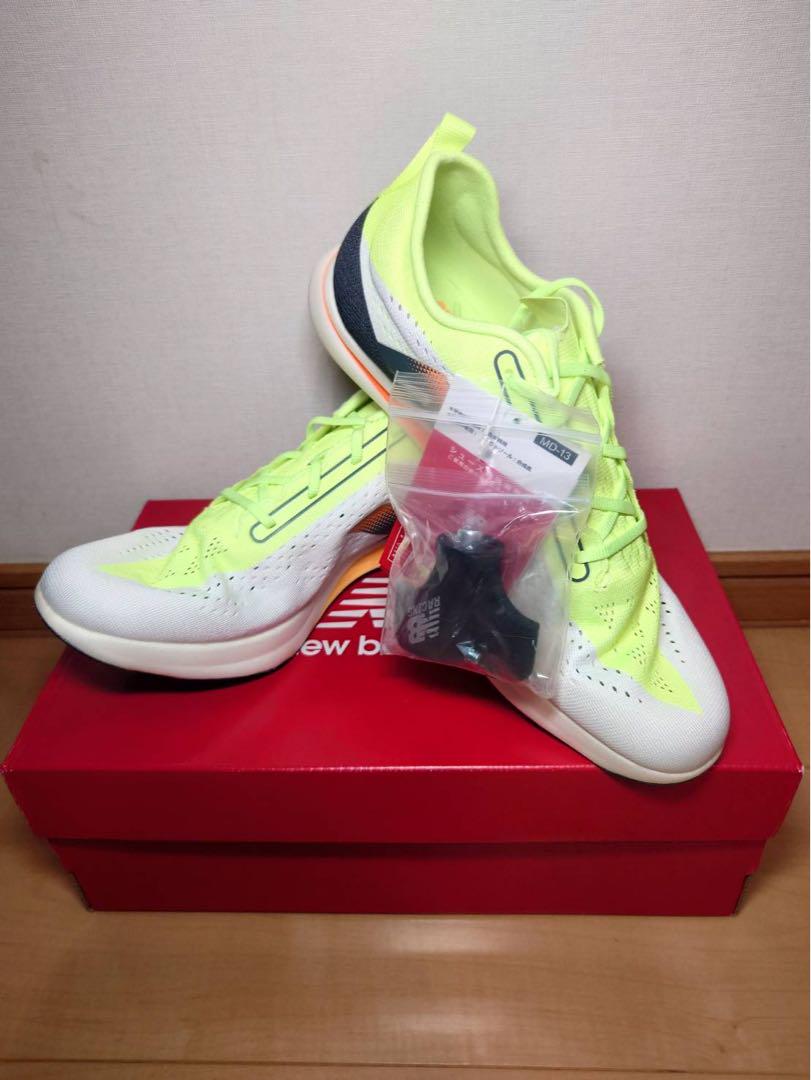 New Balance スパイクシューズ イエロー/ホワイト